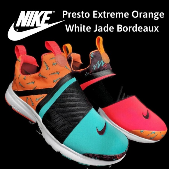 nike presto extreme orange